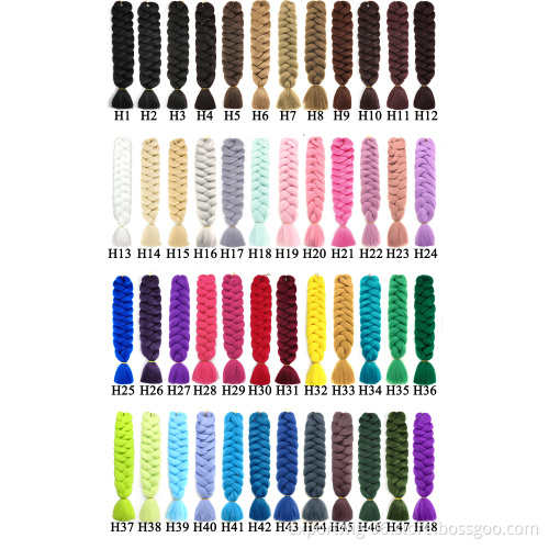 Jumbo Crochet Braid Hair 82inch 165g  Attachment Expression  Wholesale Price Synthetic Braiding Hair Braiding Hair Pre Stretch